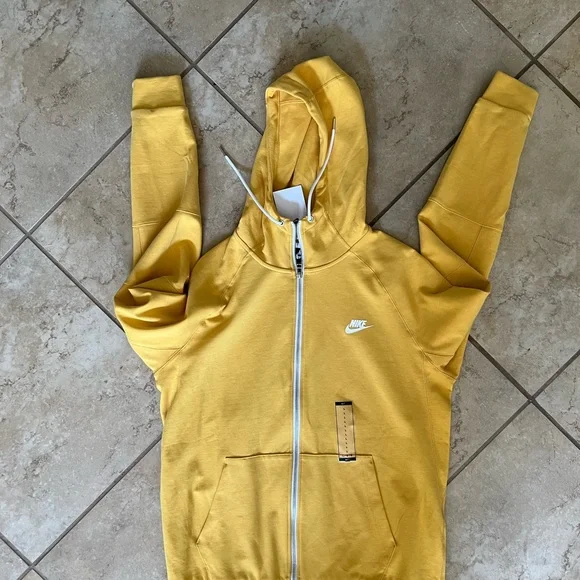 Nike Hoodie, yellow , unisex , full zip - Picture 5 of 7